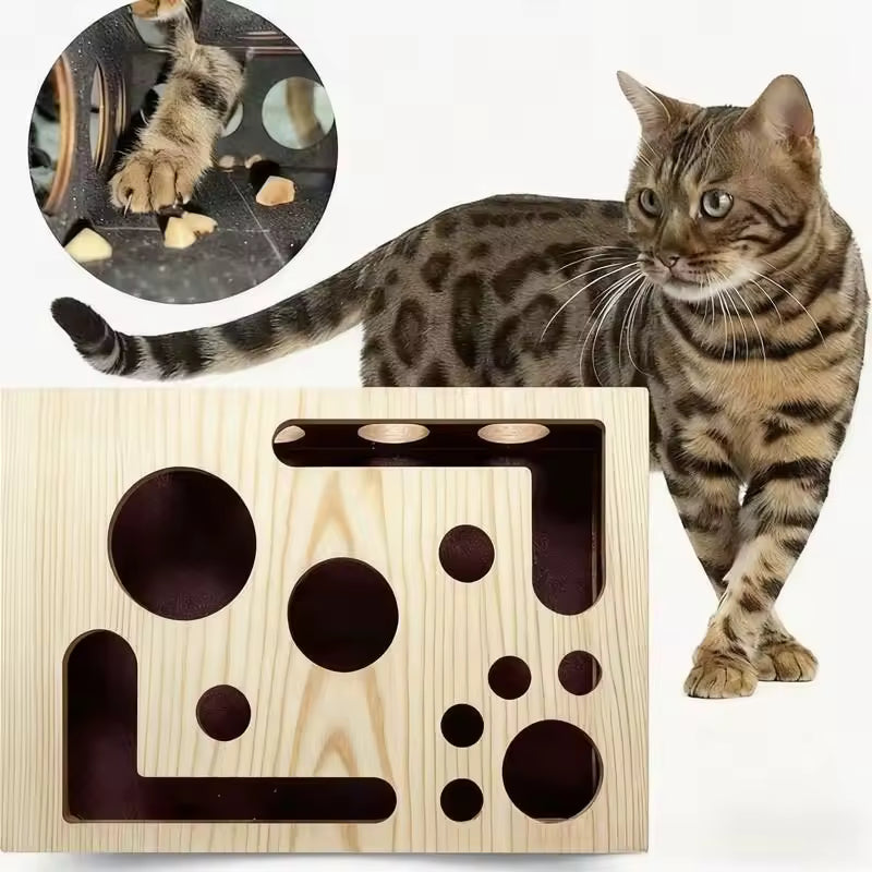Wooden Cat Scratching Board Claw Maintenance