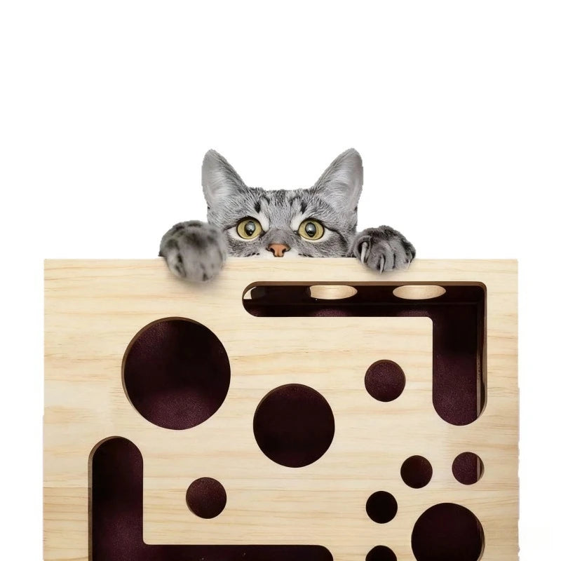 Wooden Cat Scratching Board Claw Maintenance