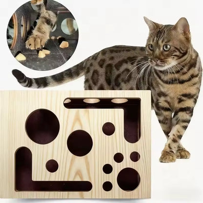 Wooden Cat Scratching Board Claw Maintenance